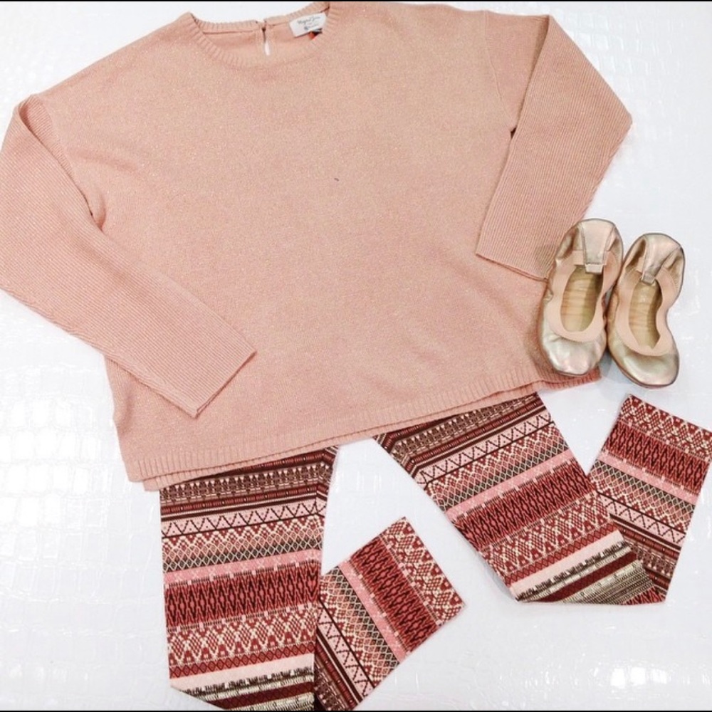 GOLD SPARKLY SWEATER (CHILD 12)